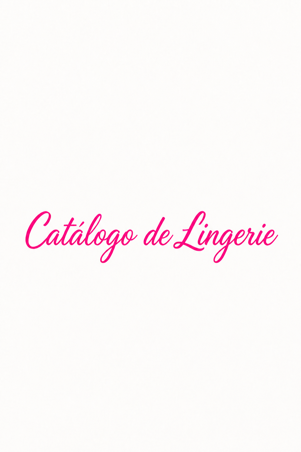 Catalogo de Lingerie
